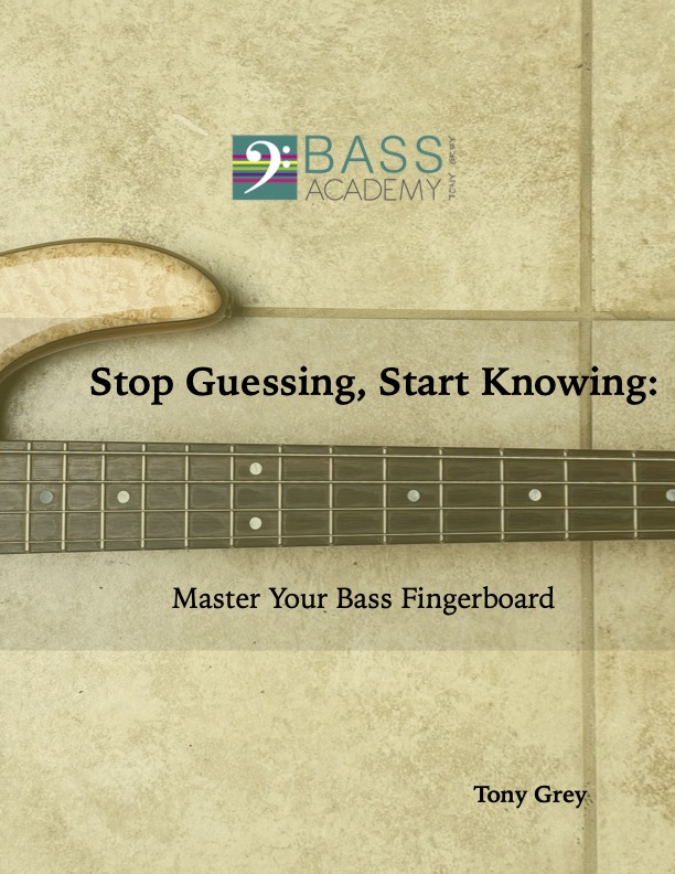 Free bass guitar material by Tony Grey