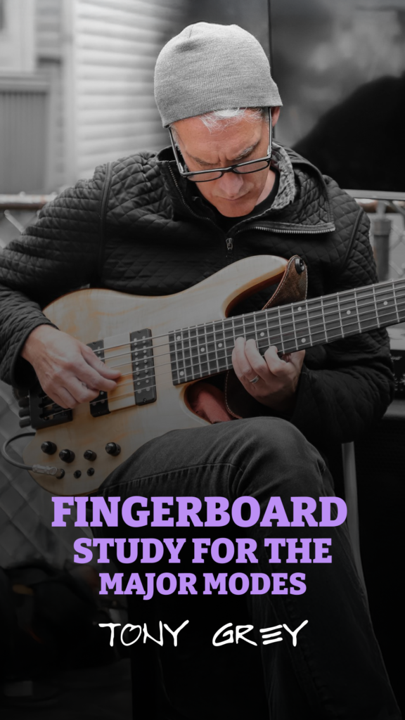 Course 6/12: Fingerboard Study for the Major Modes